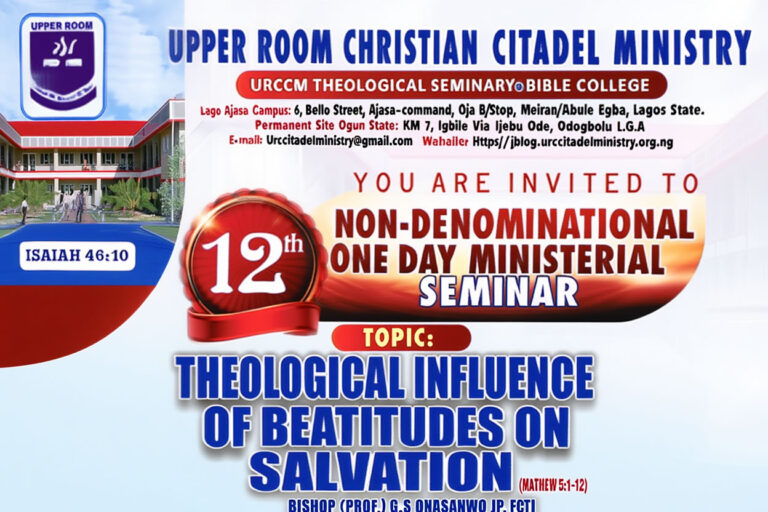 THEOLOGICAL INFLUENCE OF BEATITUDES ON SALVATION. Matthew 5: 1-12